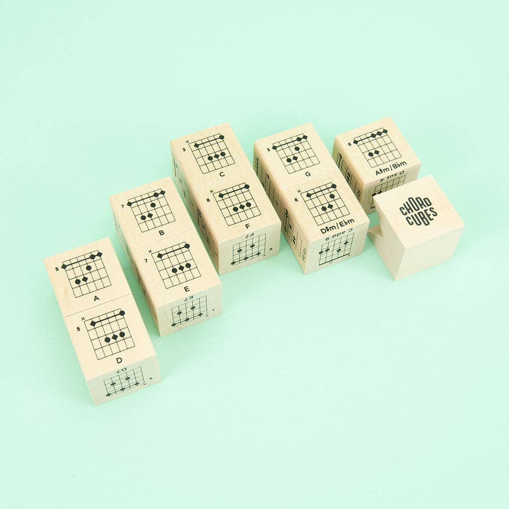 Uncle Goose Chord Cubes Guitar Blocks