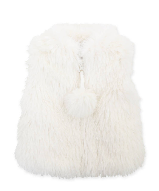 Widgeon Pompon Faux Fur Vest '24