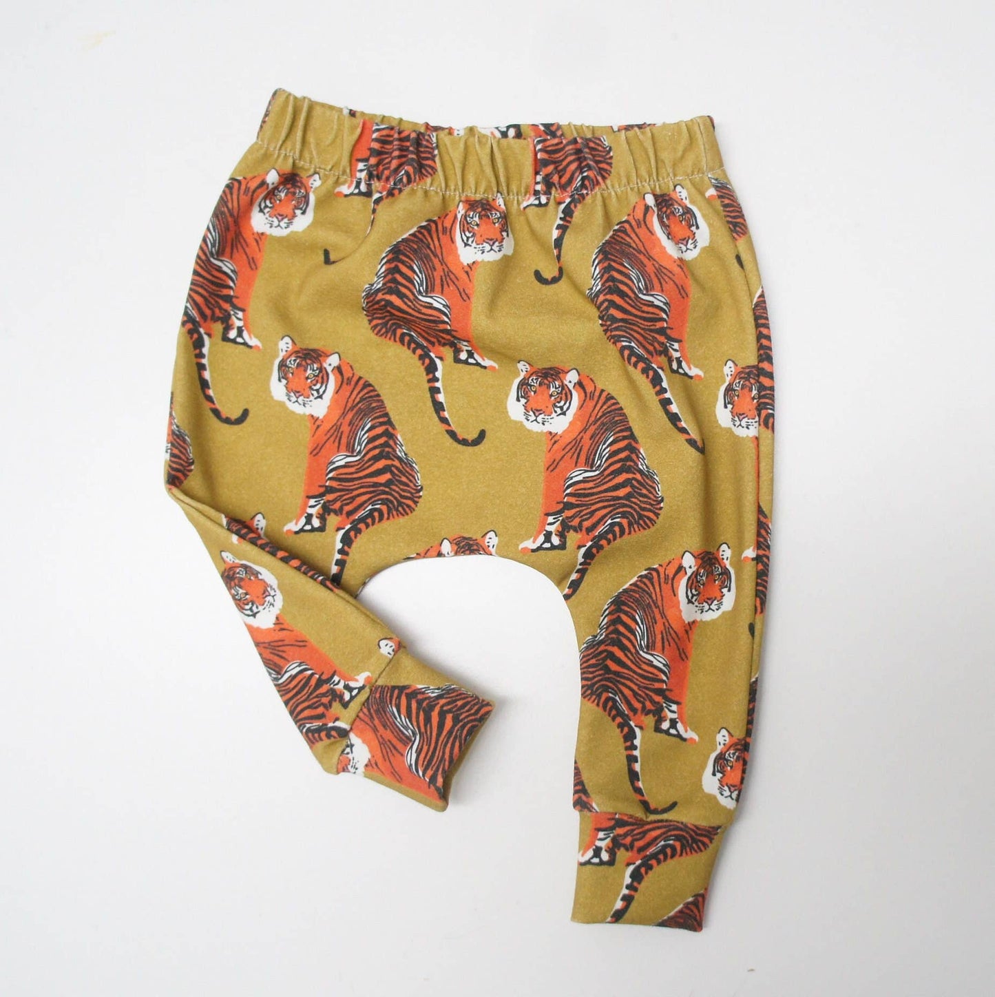 Joggers - Baby/toddler/kids Pants - Tigers On Ochre