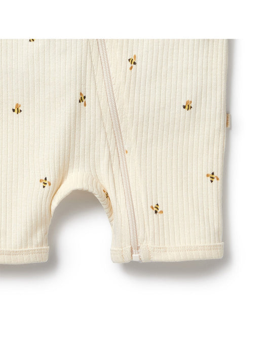 Bee Mine Organic Boyleg Zipsuit