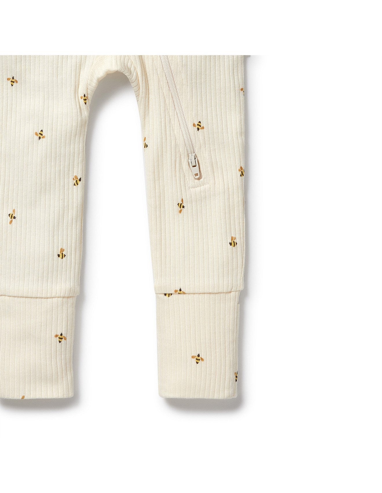 Bee Mine Organic Zipsuit with Feet