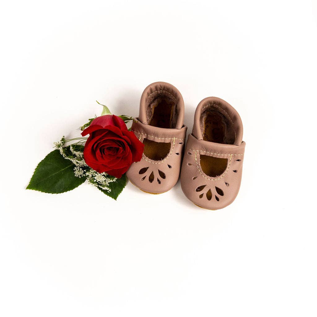 Rainey Janes Baby shoes - Dusty Rose
