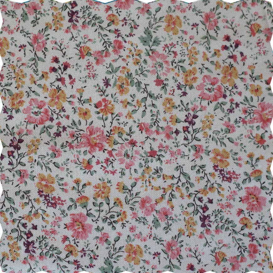 Girls Hannah Dress with Flutter Sleeves | Peach Meadow