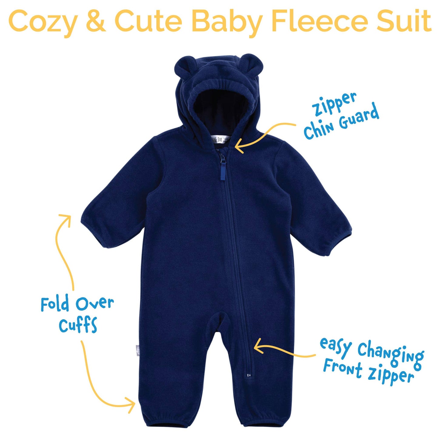 Stormy Blue | Fleece Suits
