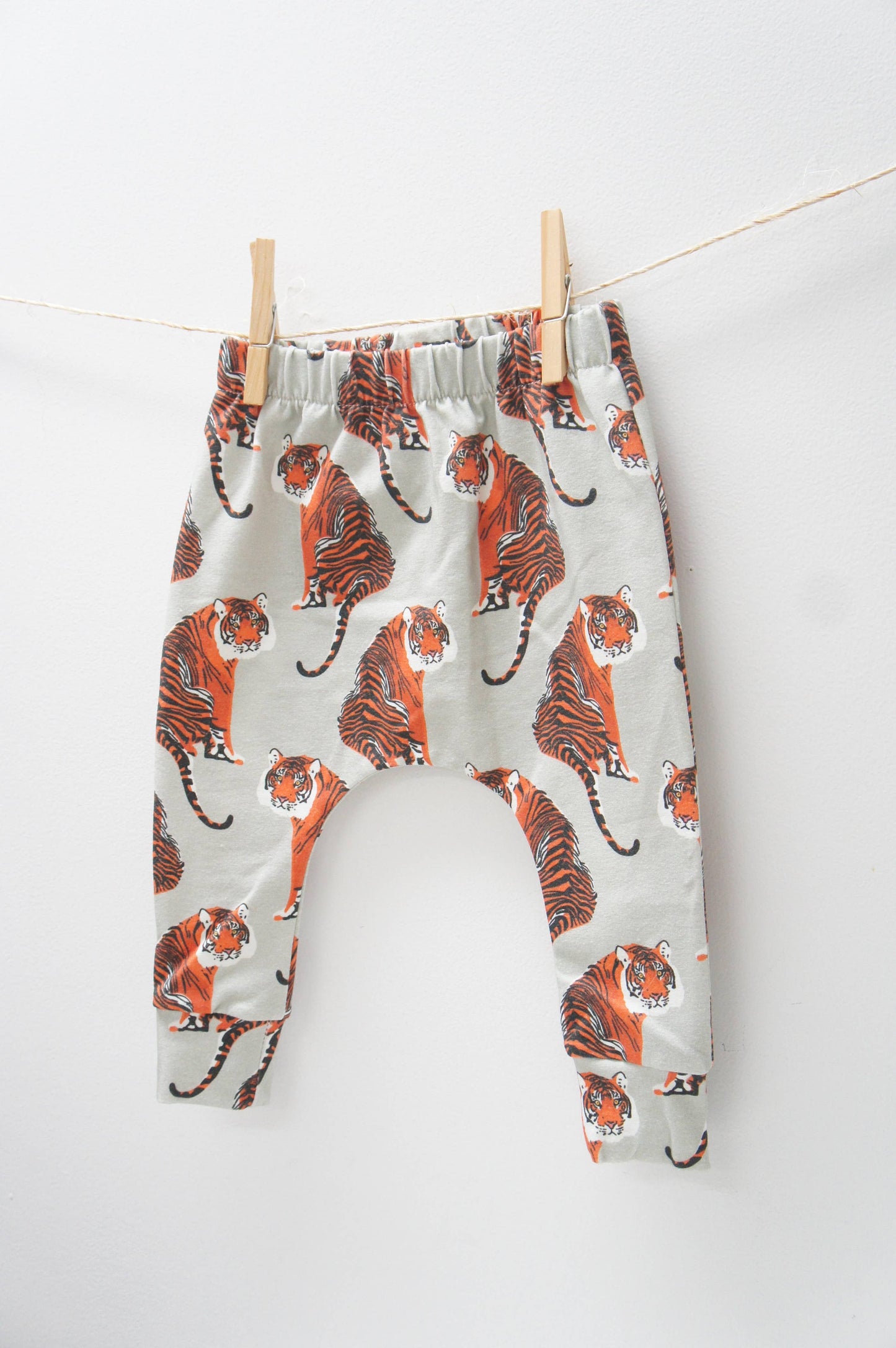 Joggers - Baby/toddler/kids Pants - Tigers On grey (Copy)