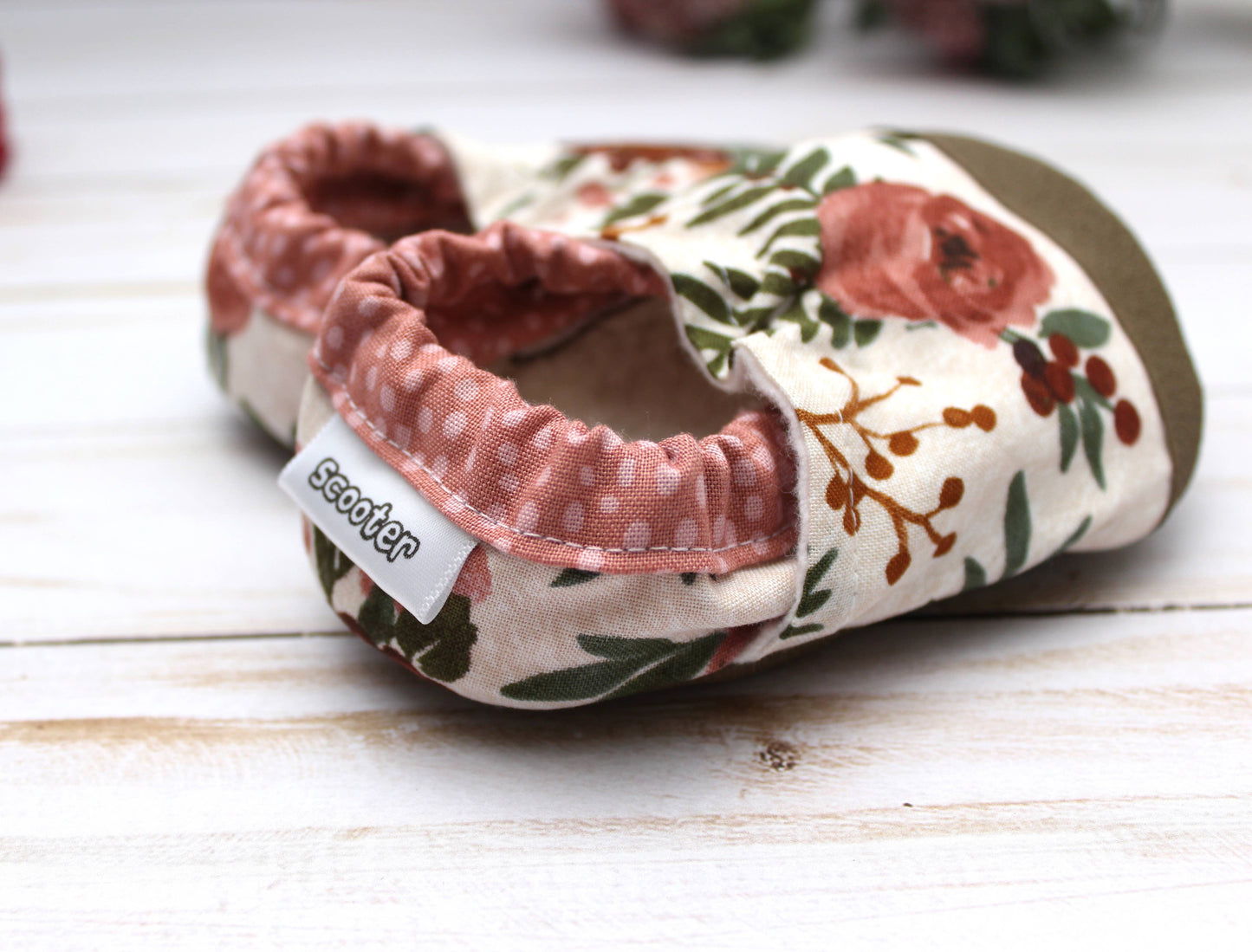 Winter Rose Baby Shoes