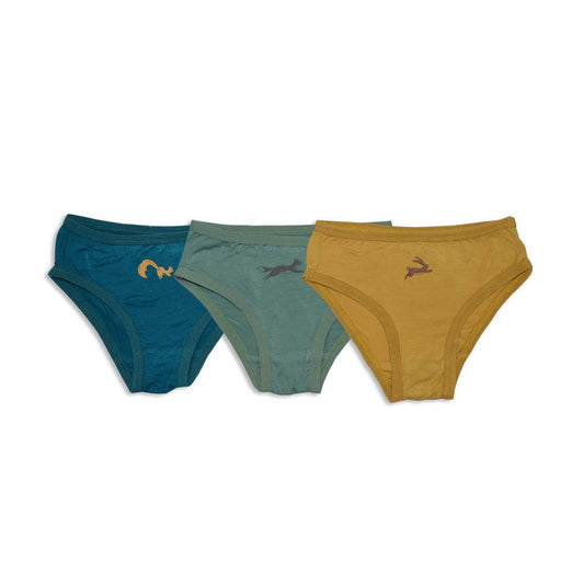 Bamboo Girls Bikini Underwear 3pack