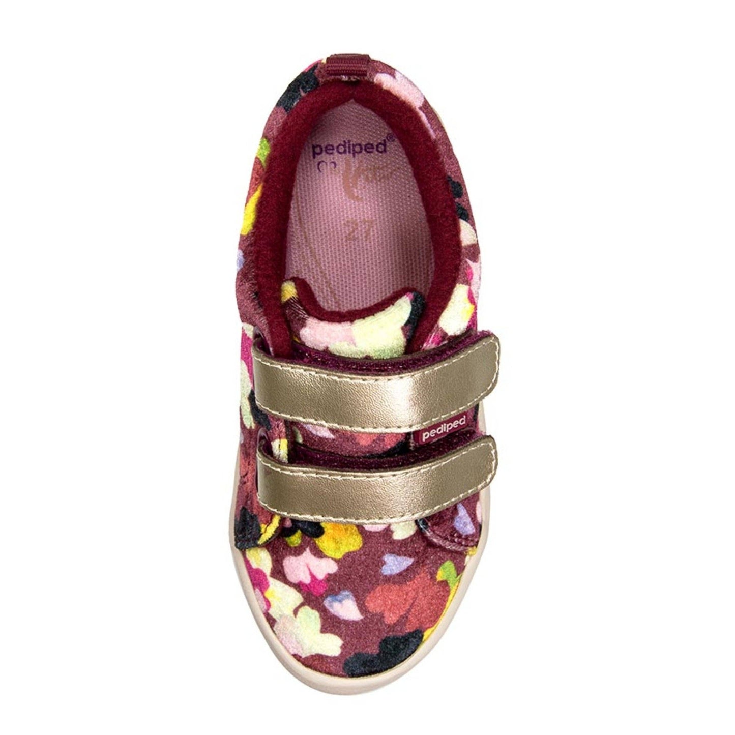 Avery - Flex® | Burgundy Floral Sneaker