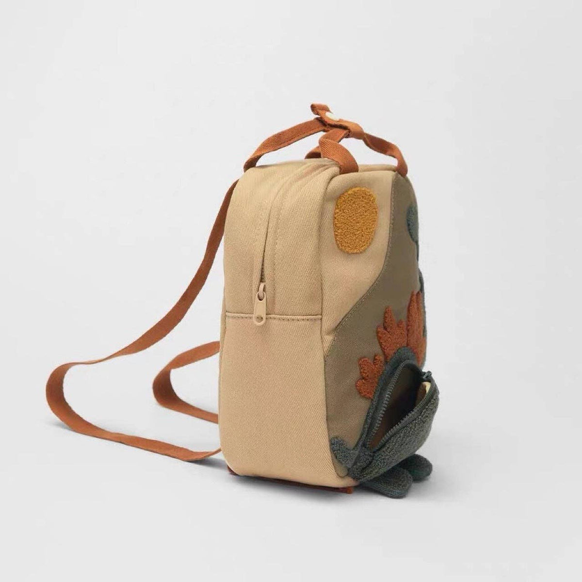 Children's Dinosaur Backpack Cute Canvas Lightweight School Bag