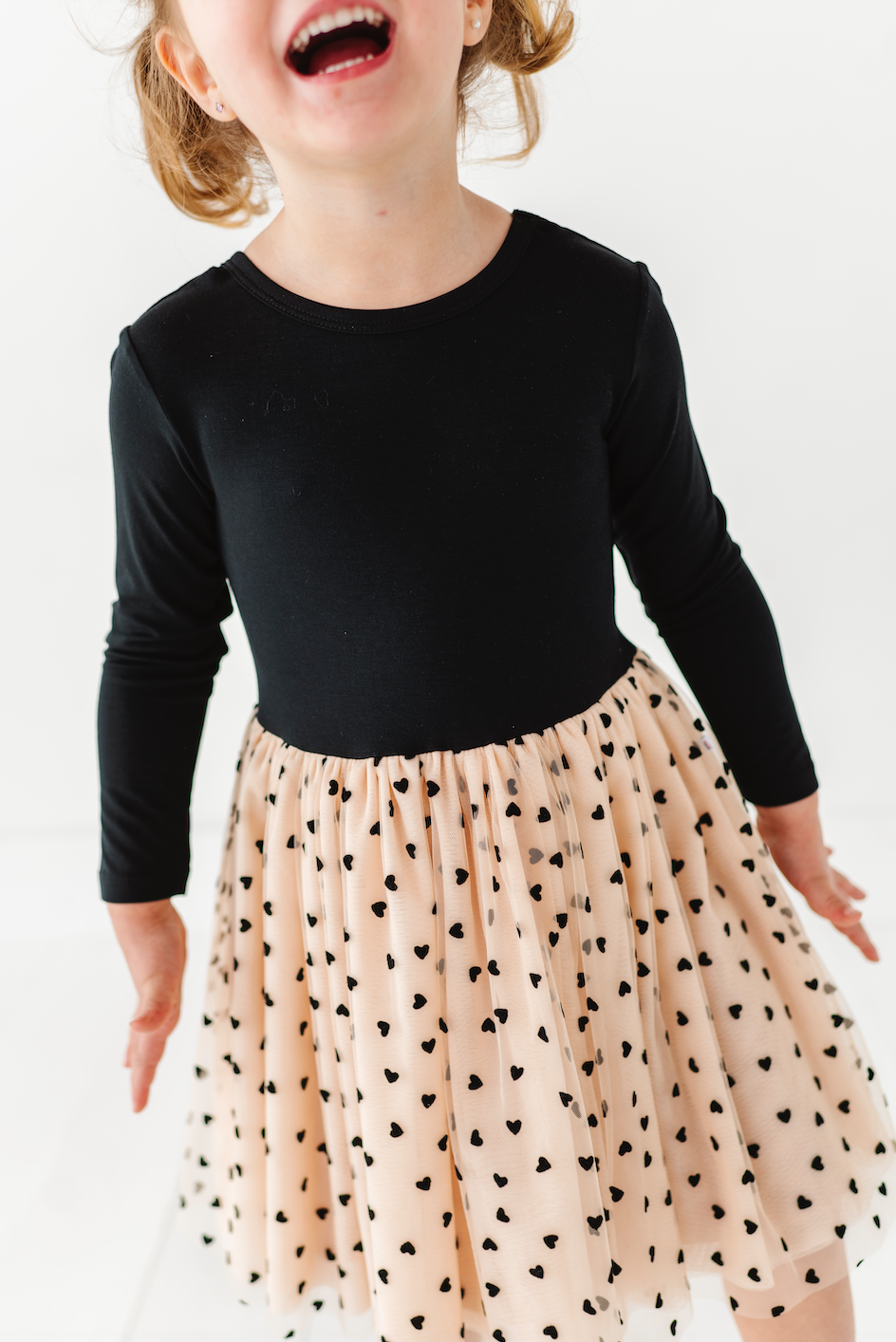 Girls Velvet Tulle Dress - Girls Holiday Dress - Margot