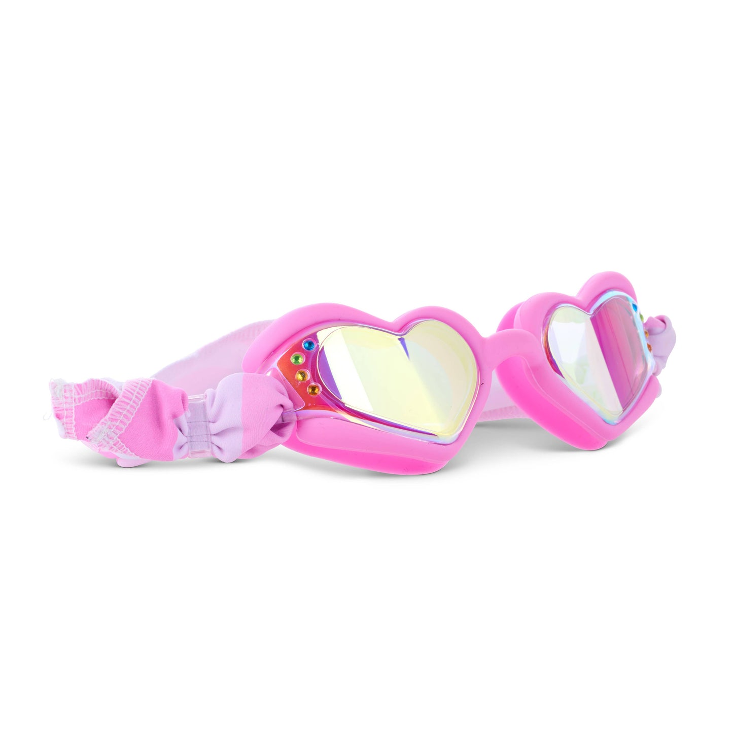 *NEW* Soft Crush Fabric Strap Swim Goggle | Heart