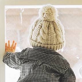 Natural Cable Beanie Baby & Kids