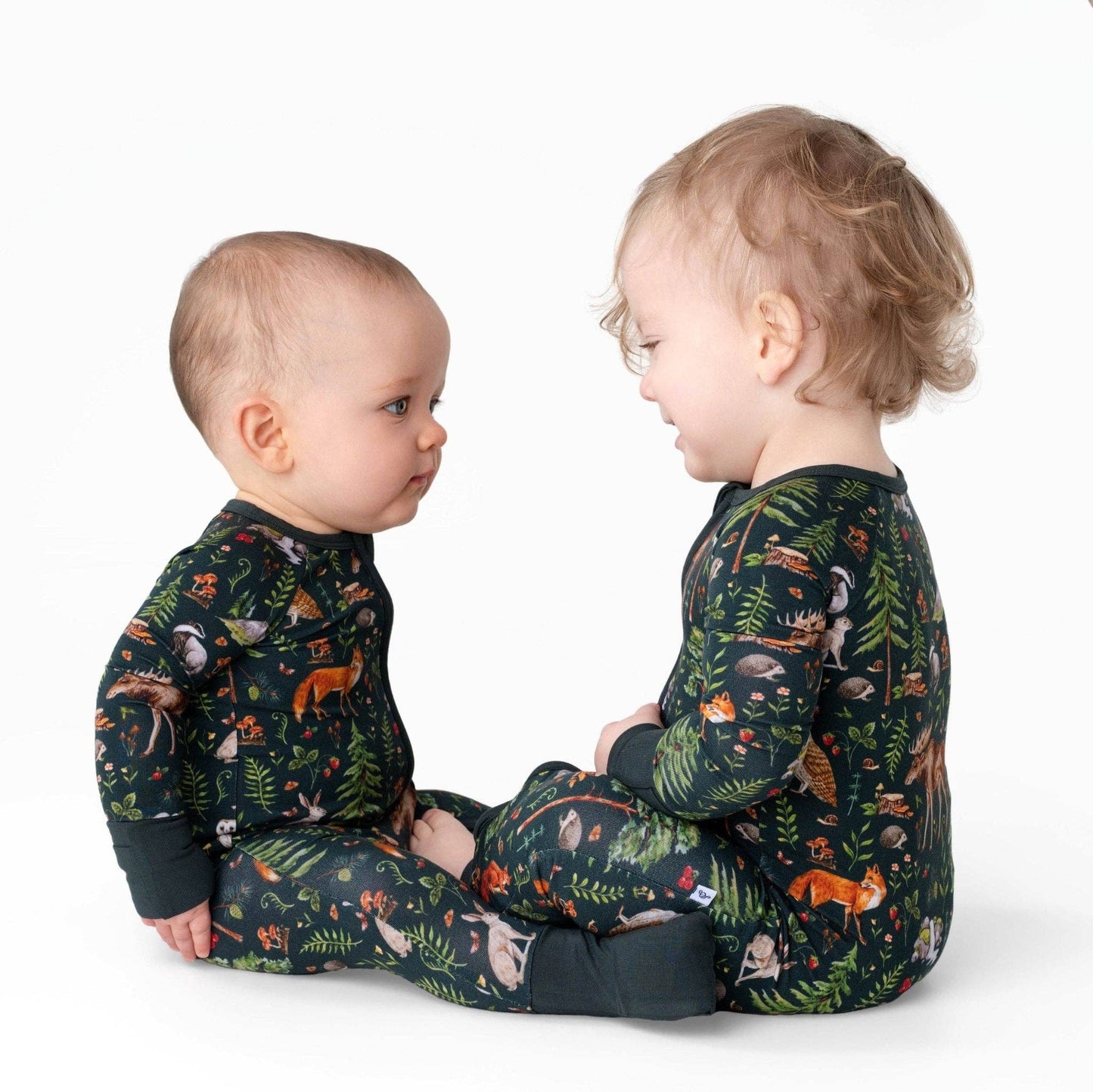 Wood You Be My Friend Romper, bamboo baby romper, bamboo pajama romper, soft baby romper, eco friendly baby romper, unisex baby outfit, baby sleepwear, sustainable baby clothes, bamboo sleep romper, cozy baby pajamas, bamboo sleepwear