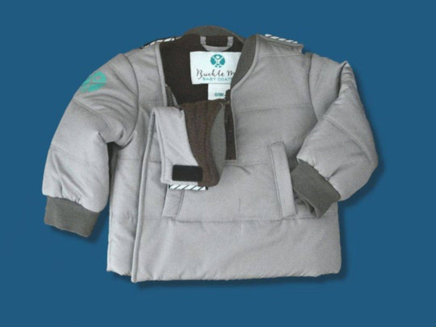 Toasty Buckle Me Baby Coat | Grey