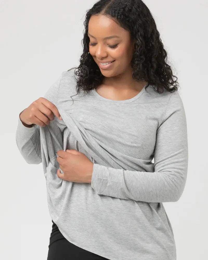 Raw Edge Nursing Top