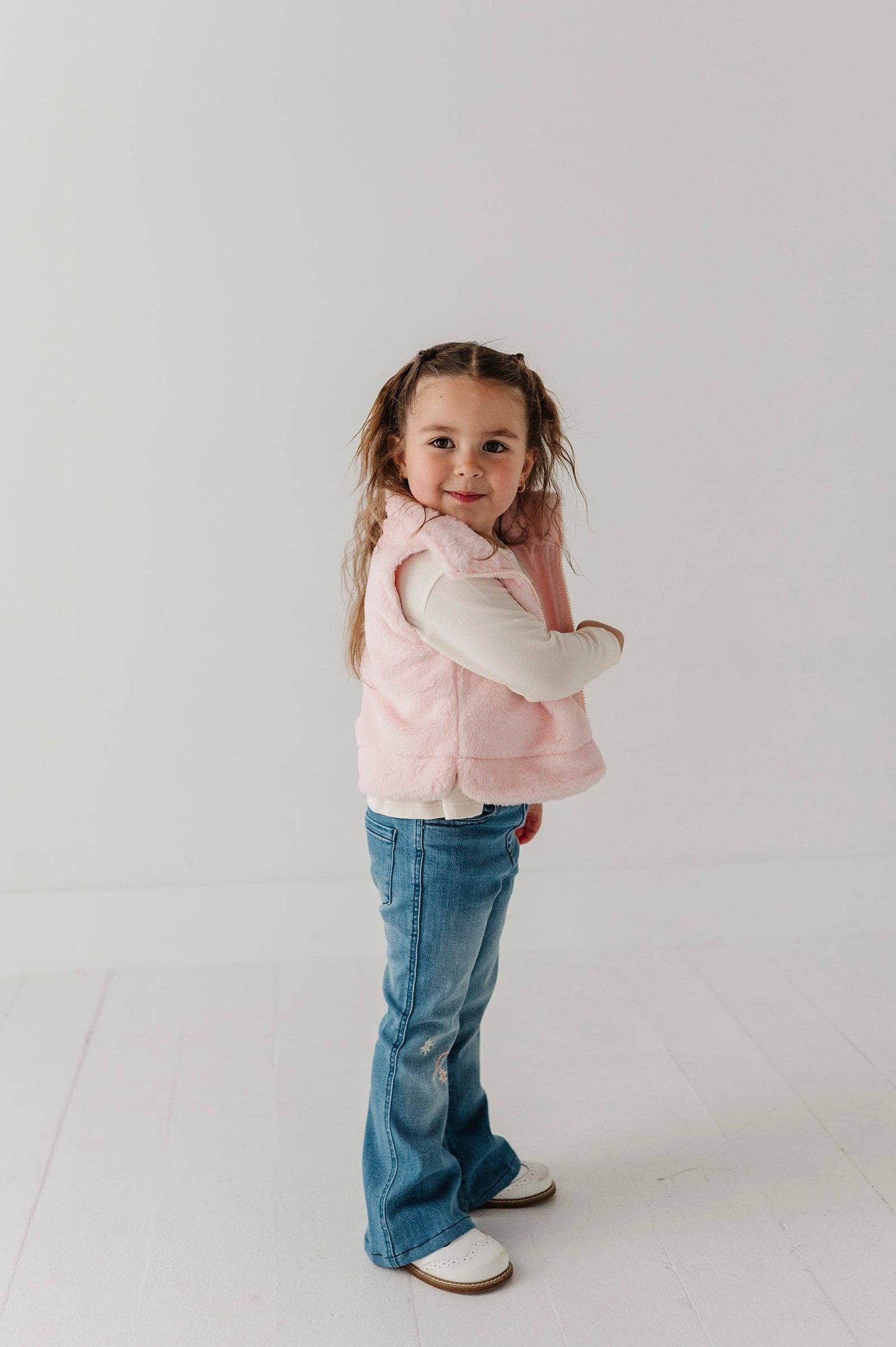 Babysprouts Girl's Fur Vest