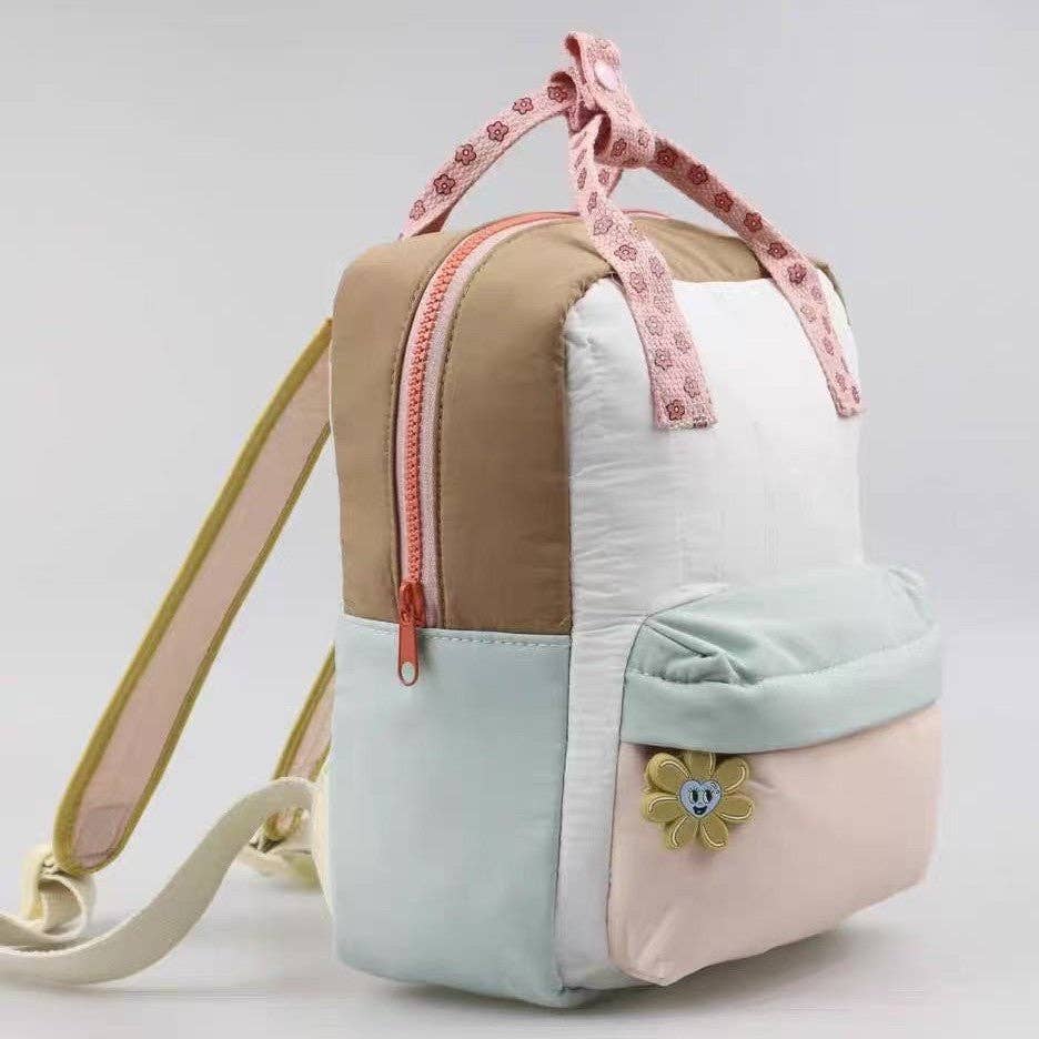 Children's Flowers Backpack Cute Lightweight Shoulder Bag