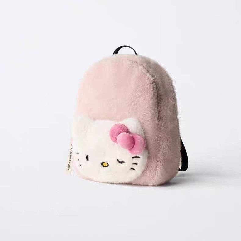 Cute Cat Plush Backpack for Kids