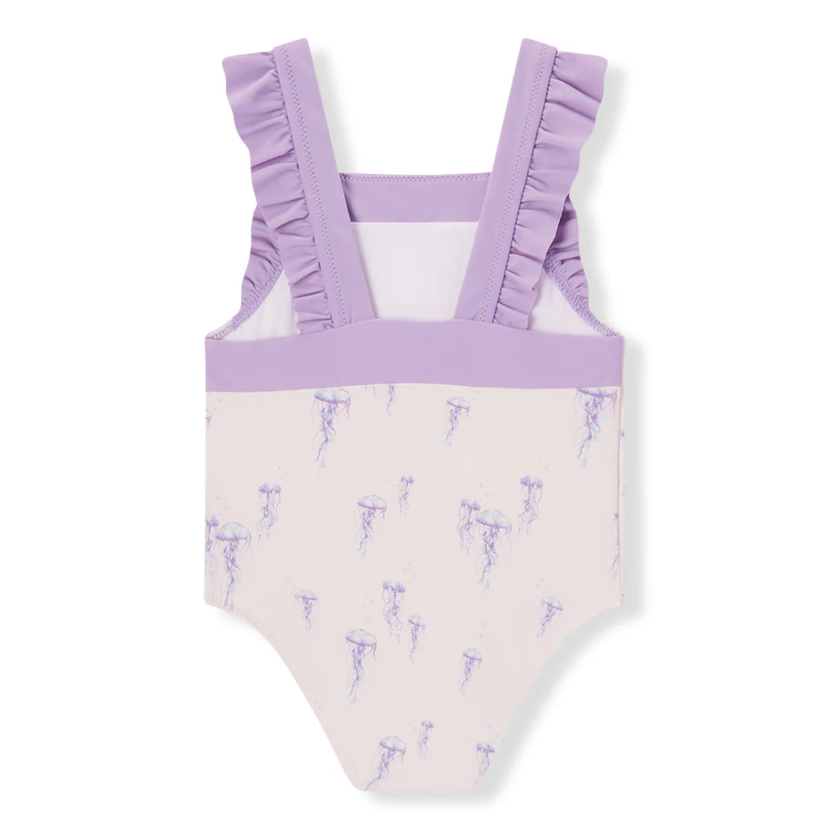 Ruffle Square Neck Swimsuit | Sunset Jellyfish