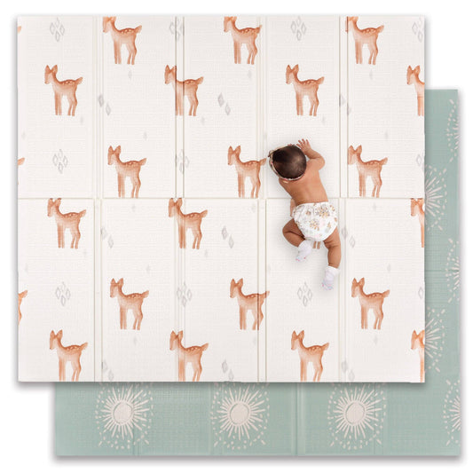 Oh Deer Extra Large Waterproof Foam Padded Play Mat