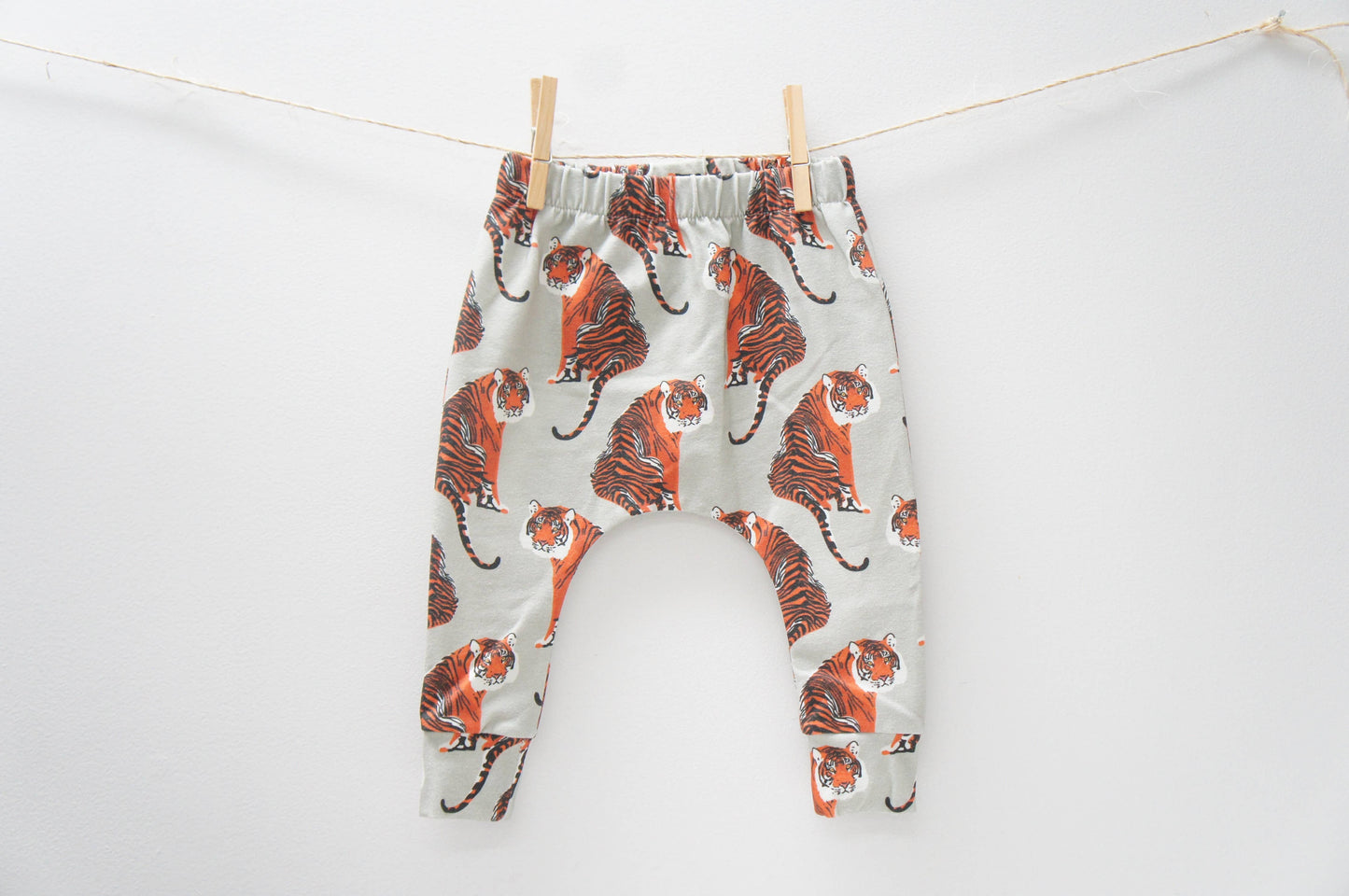 Joggers - Baby/toddler/kids Pants - Tigers On grey (Copy)