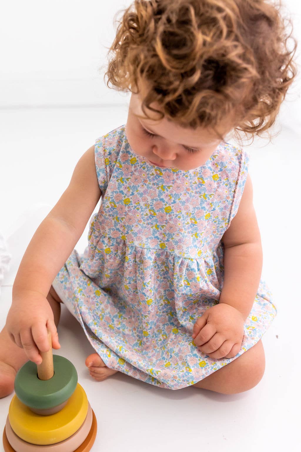 Liberty Pima Baby Dress w/Bloomer