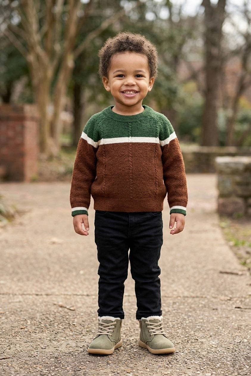 100% Merino Wool Kids Sweater: Heirloom Winter Knitwear