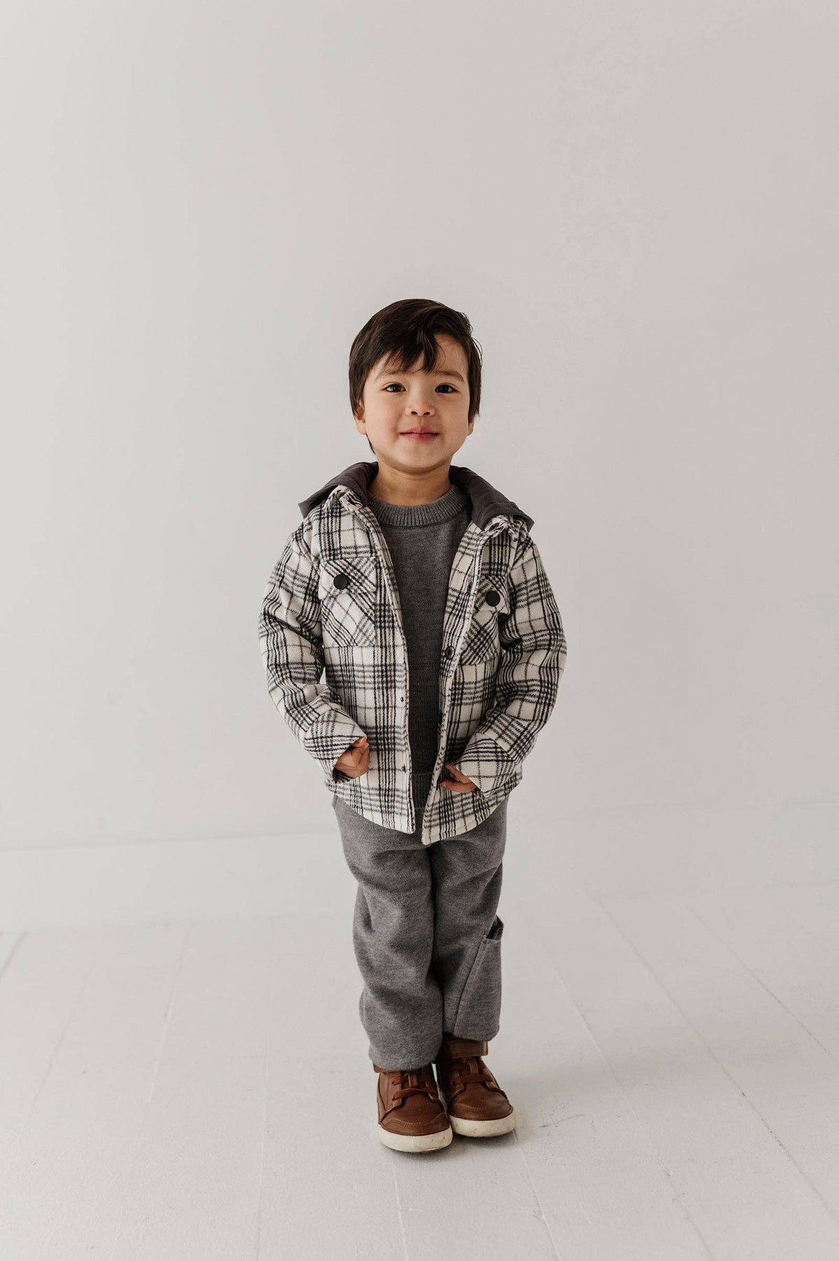 Babysprouts Kid's Hooded Shacket