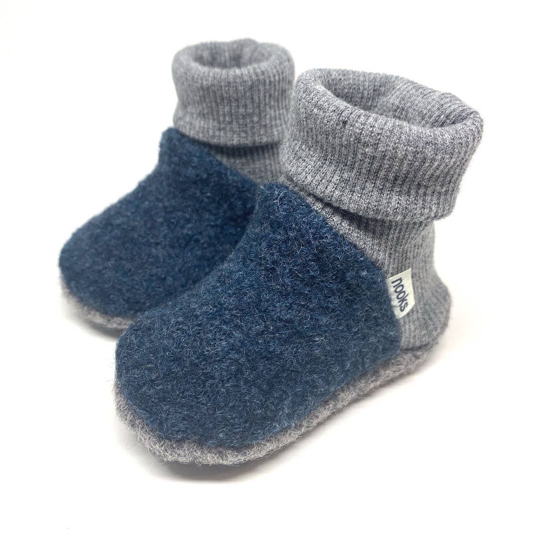 Pre-Walking Soft Wool Booties