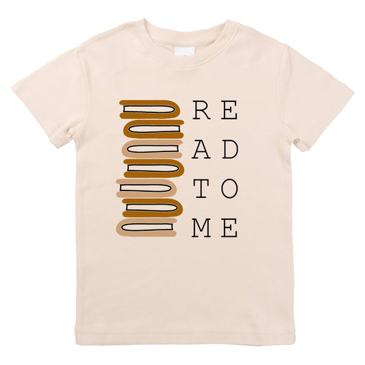"Read To Me" Bodysuit & Tee Shirt | Sand