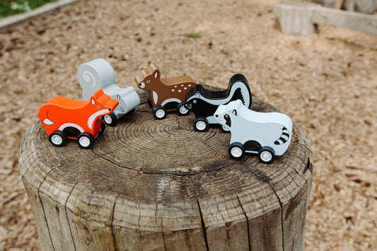 Mini Woodland Pull Back Rollers