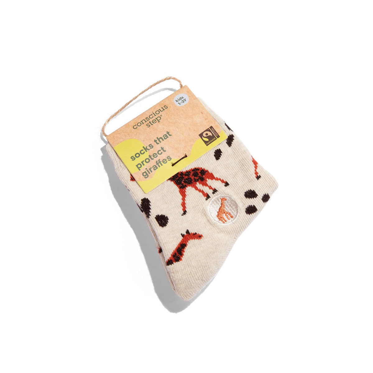Kids Socks that Protect Giraffes | Organic Cotton Kids Socks