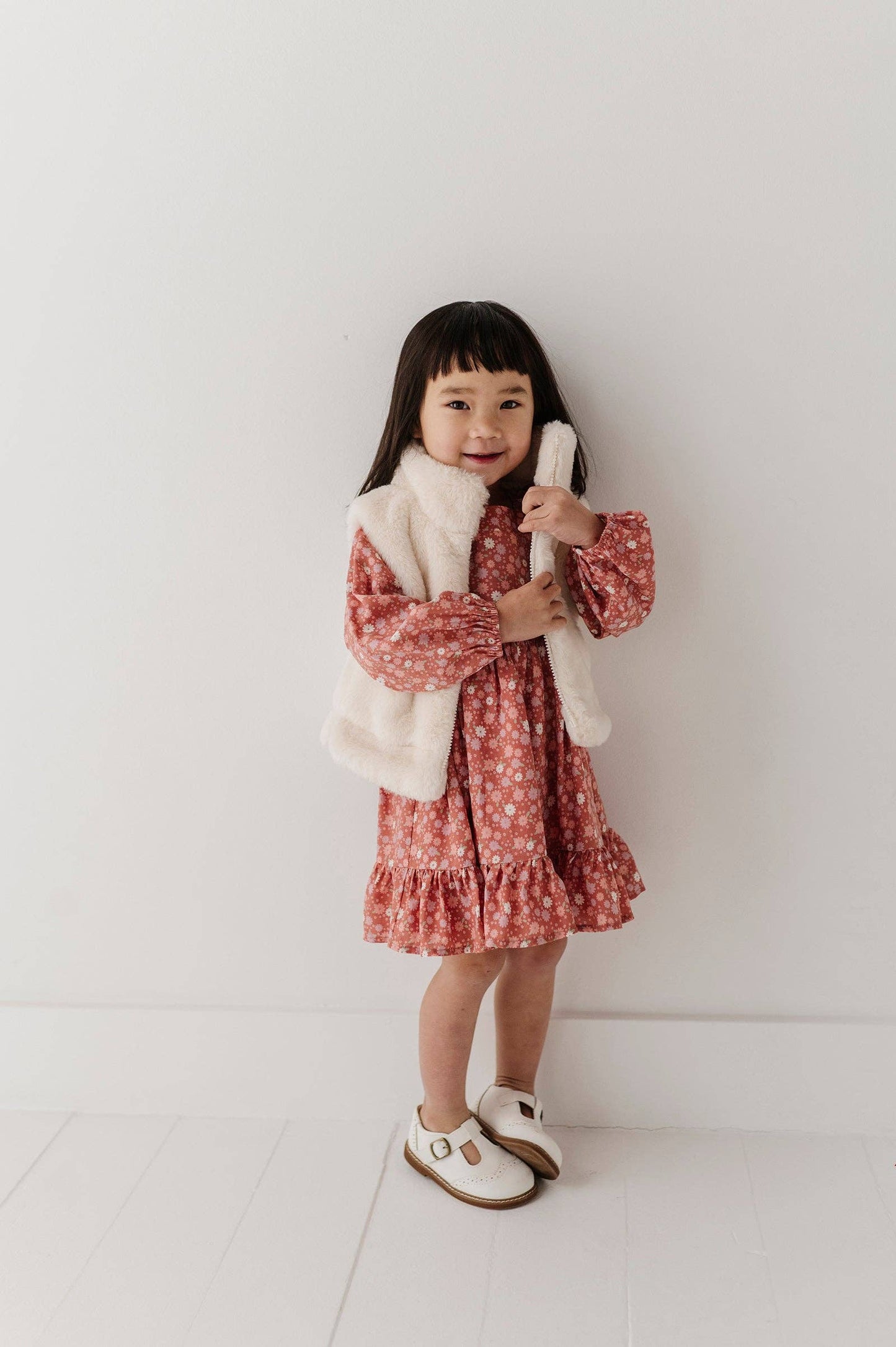 Babysprouts Girl's Fur Vest