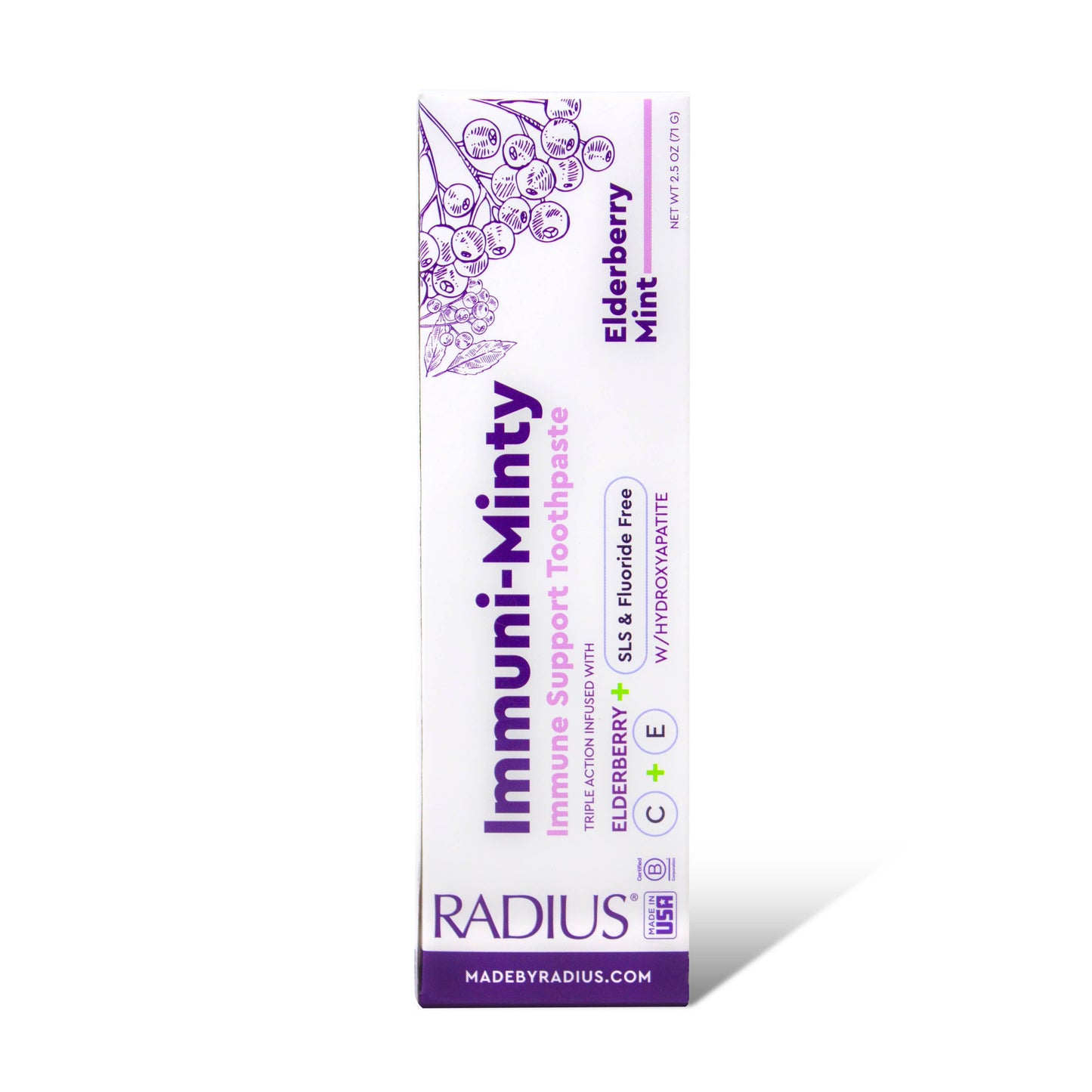 IMMUNI-MINTY Immune Support Toothpaste, Elderberry Mint