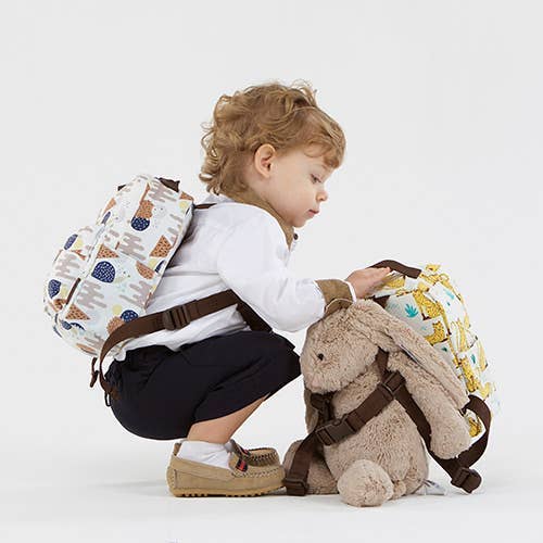 All-in-One Insulated Toddler Backpack with Tether / Lunchbag