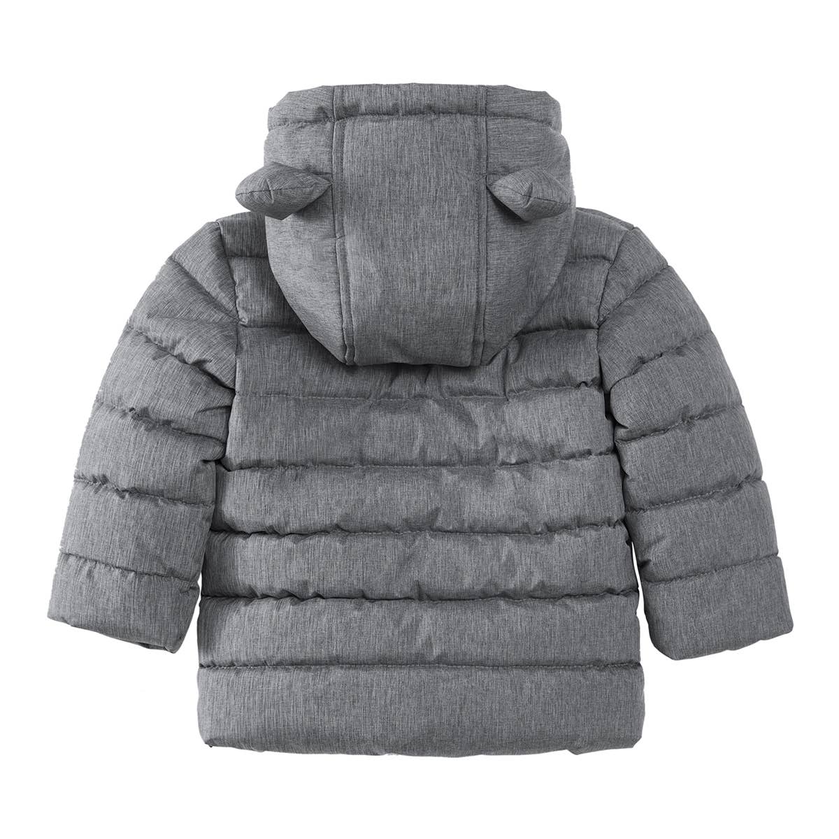 Toddler Boys' Fleece Hooded Puffer Jacket