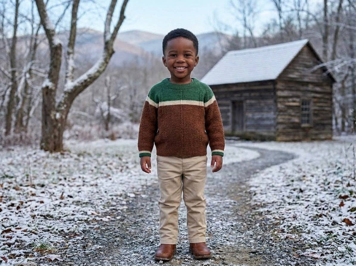 100% Merino Wool Kids Sweater: Heirloom Winter Knitwear