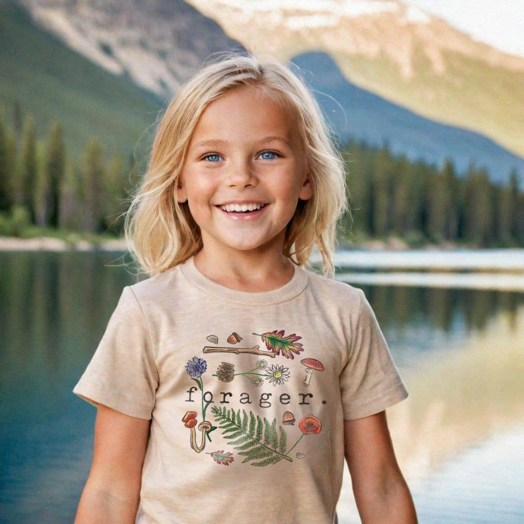 "Forager" Summer Clothing Outdoor Nature Tee for Kids