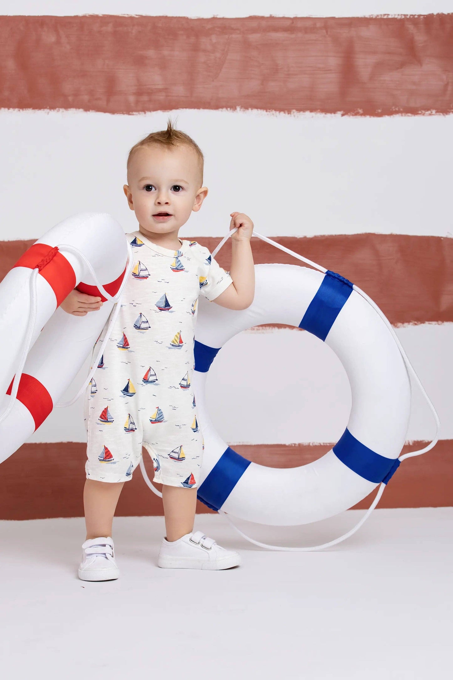 Baby Slub Shorty Romper_Little Skippers