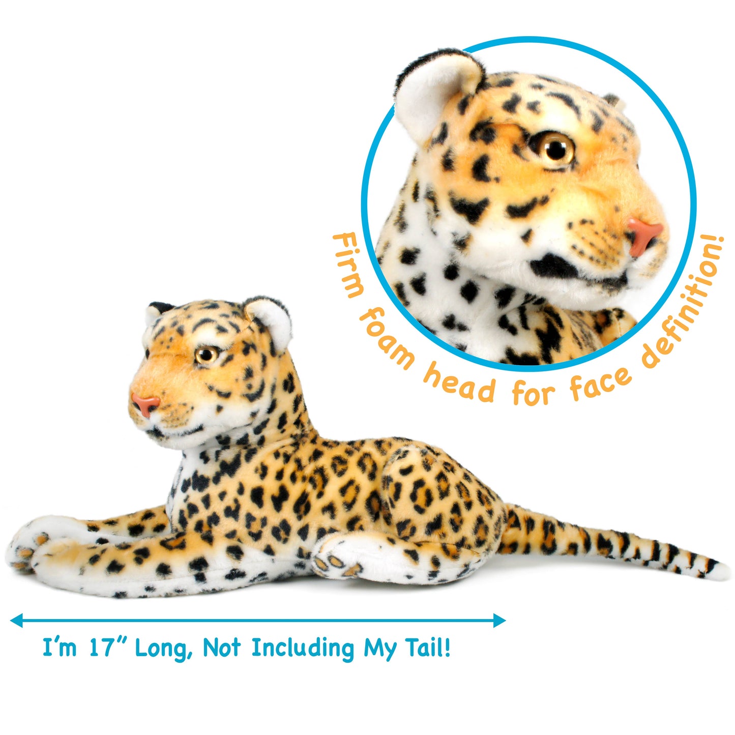 Leah The Leopard | 20 Inch Stuffed Animal Plush