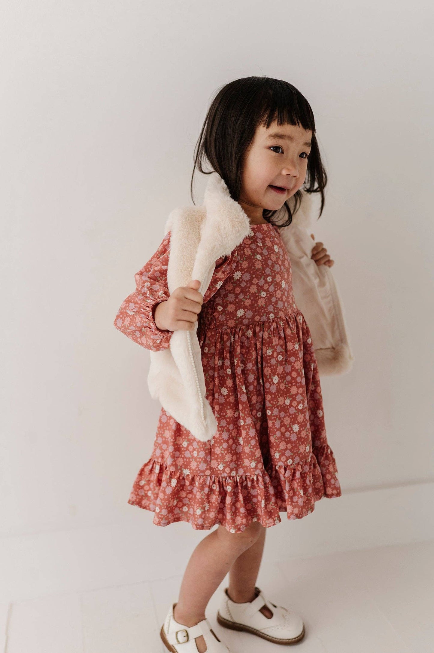 Babysprouts Girl's Fur Vest