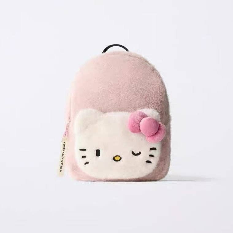 Cute Cat Plush Backpack for Kids