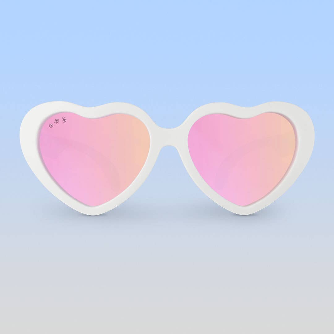 Heart Sunglasses | White