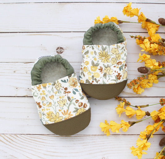 Audrey Floral Baby Shoes