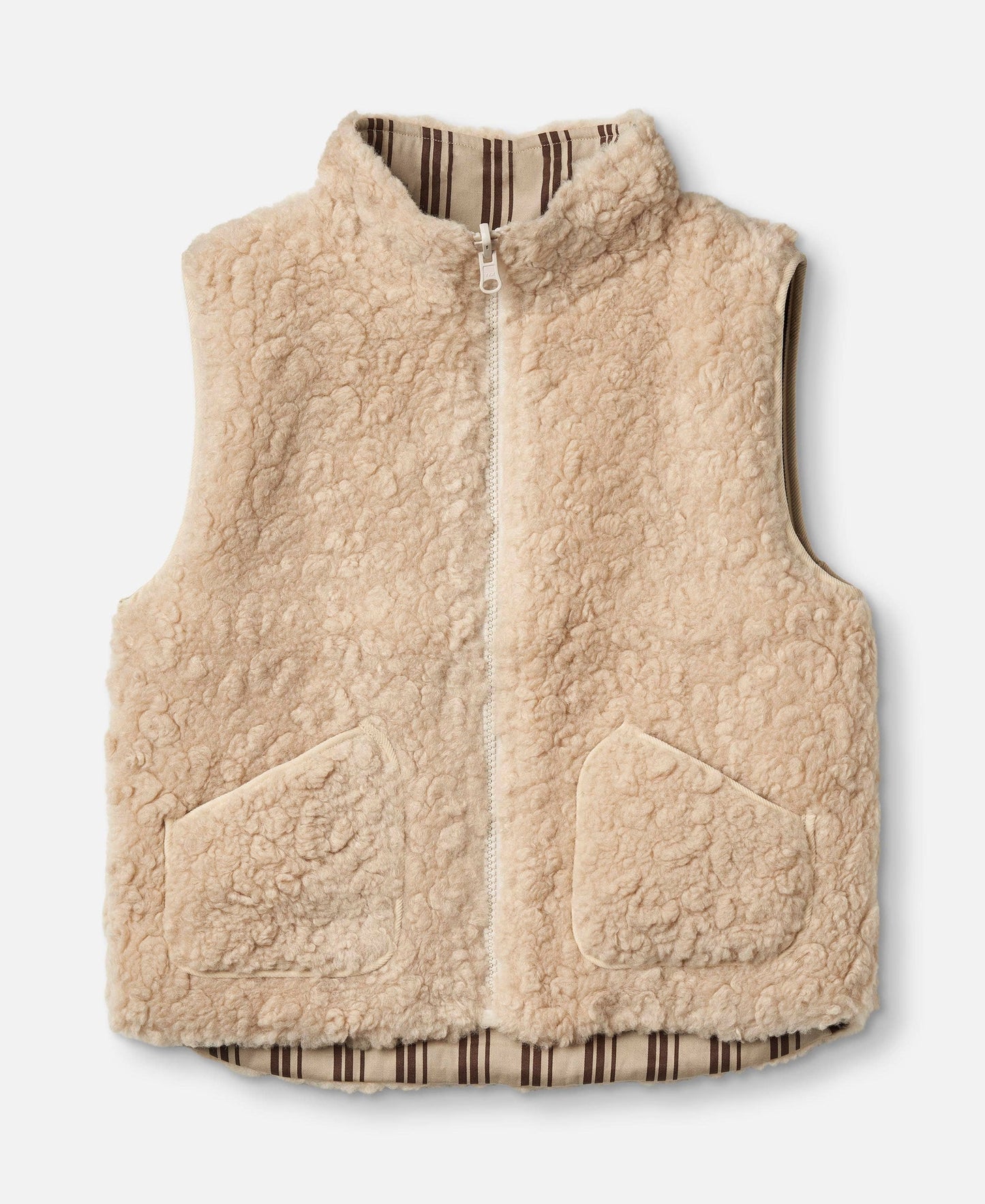 WOW TURNABLE WAISTCOAT - HUMUS/CARAFE