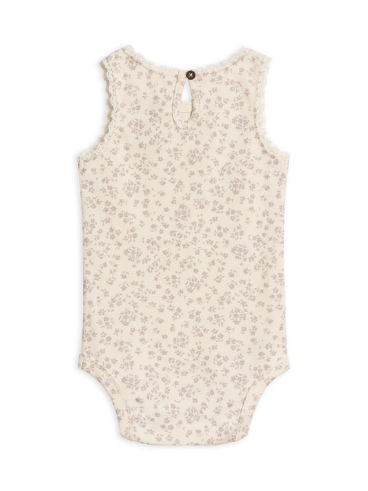 Organic Baby Luna Lace Bodysuit + Bloomer Set