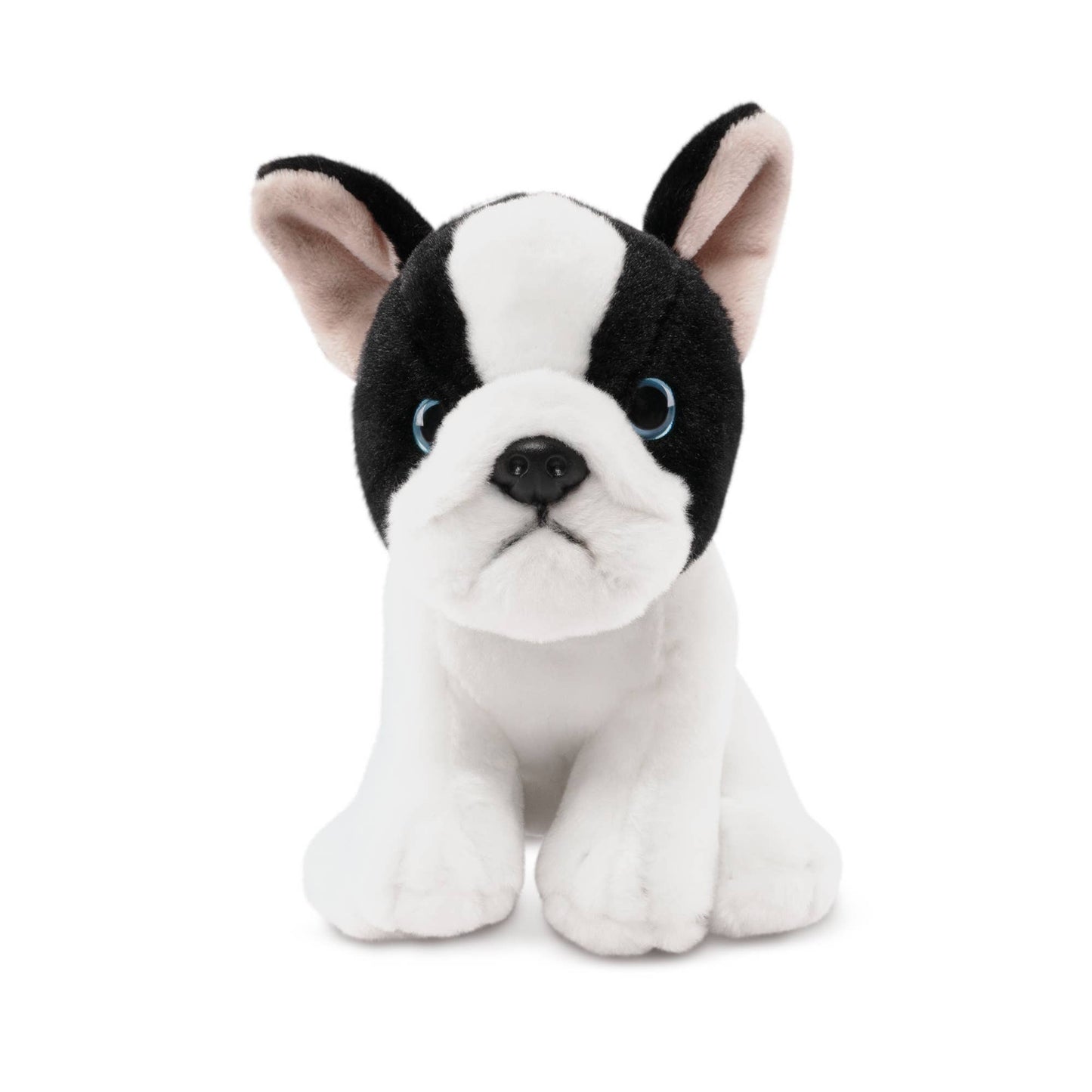 Living Nature French Bulldog Puppy Black & White Stuffed Toy