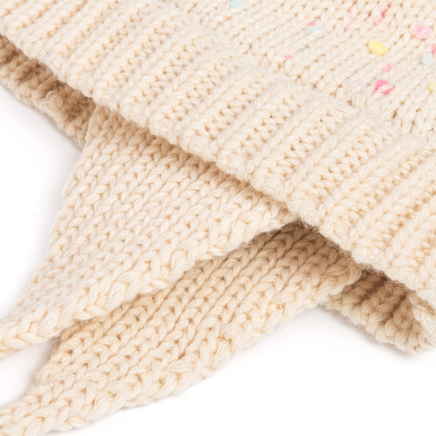 Kids Earflap Winter Hat- Pastel Speckled- Toddler/ Girls 1-6