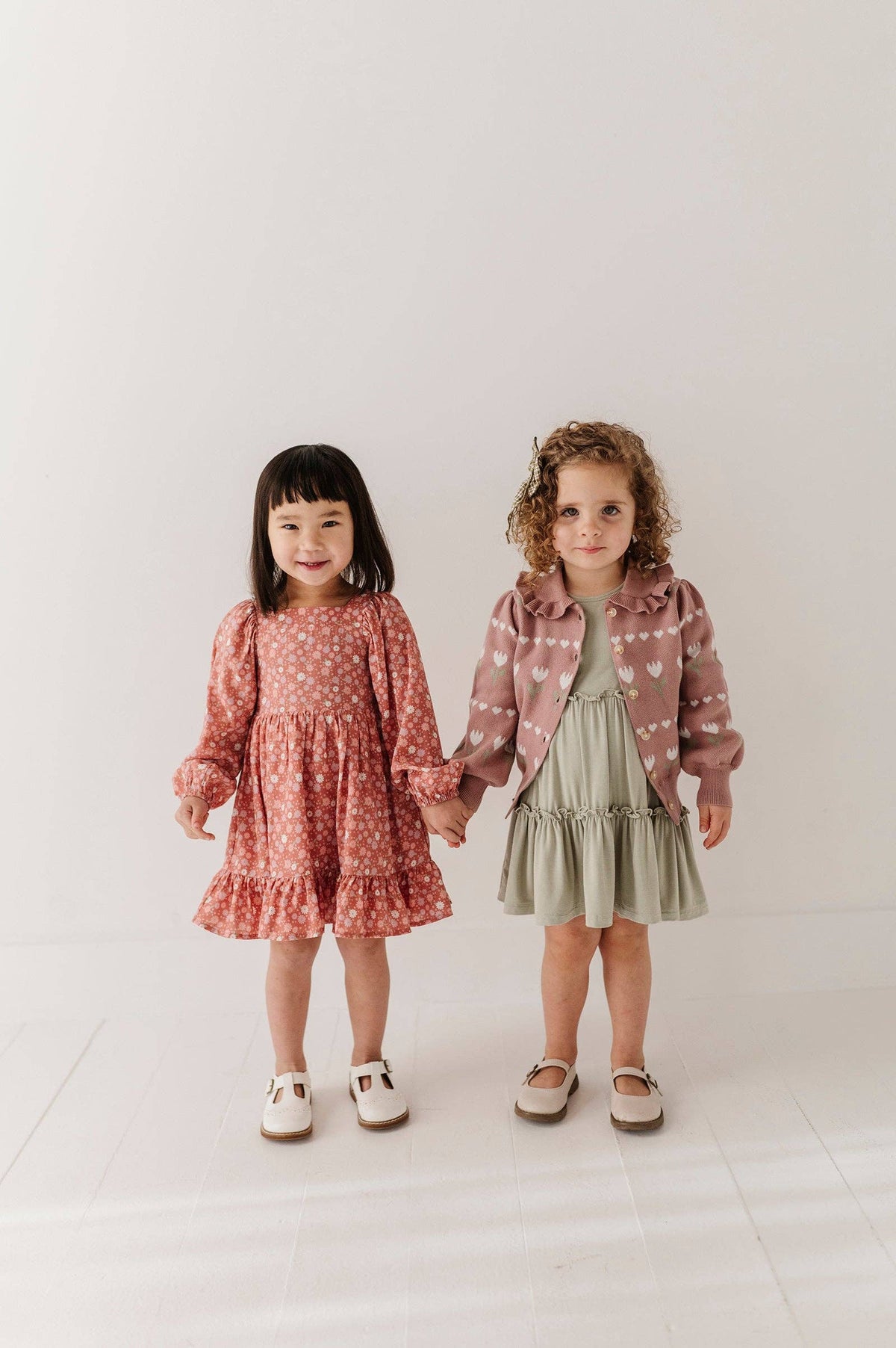 Babysprouts Girl's Long Sleeve Viscose Dress