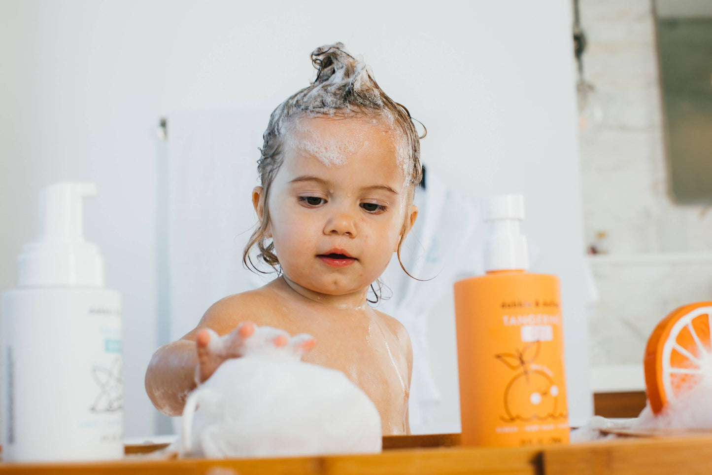 Tear-Free Shampoo, Body Wash, & Bubbles - Tangerine